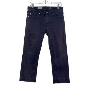 Adriano Goldschmied Mens The Protege Straight Leg Jeans Size 30x34 Black Denim